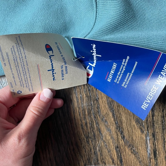 NWT men’s champion Reverse Weave 1/4 Zip Hoodie - Picture 5 of 6